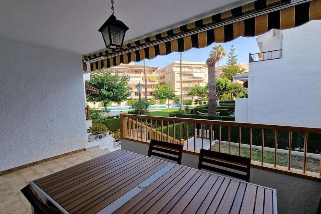 Bungalow Con Jardin Y Piscina Cerca De La Playa Oropesa del Mar Esterno foto